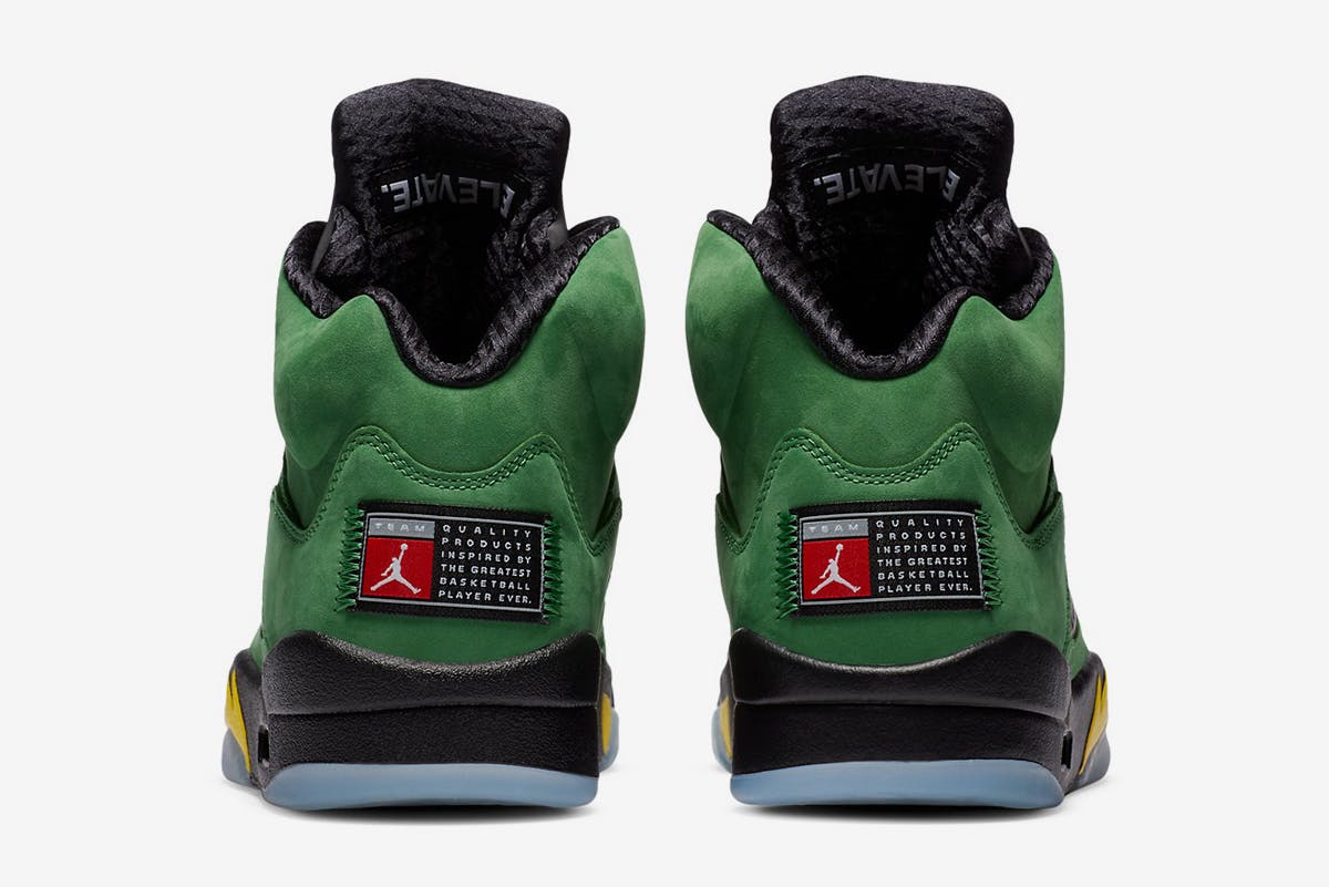 oregon duck jordan 5